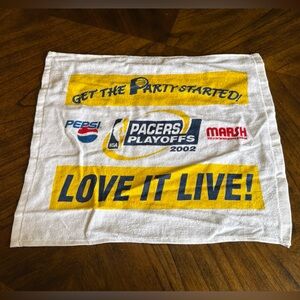 2002 Indianapolis Pacers Playoffs Rally Towel